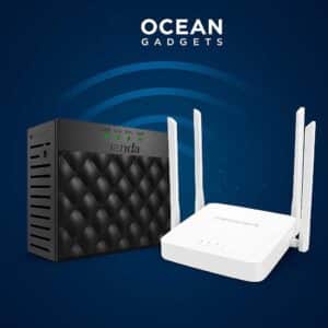 Home Wi-Fi Starter Combo – Mercusys AC10 Dual-Band Router + Tenda HG1 Gigabit ONU